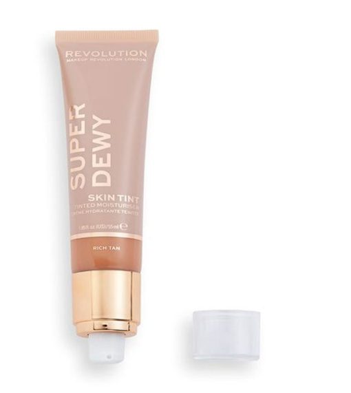 Revolution - *Super Dewy* - Hidratante con color Super Dewy Skin Tint - Rich Tan