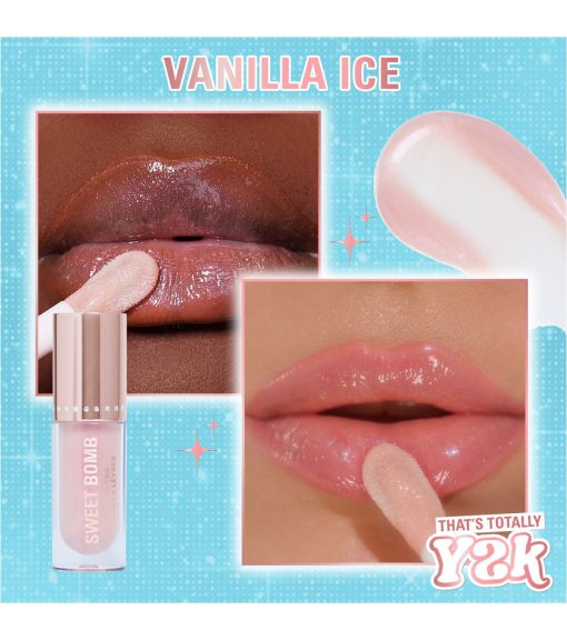 Revolution - *Y2K Baby* - Brillo de labios Sweet Bomb - Vanilla Ice White Holo - Imagen 5