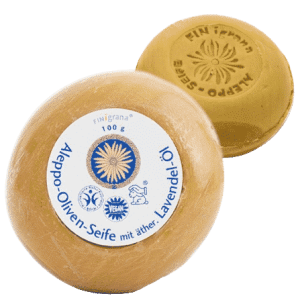 Aleppo Seife mit Lavendelöl – Duftseife – Pearl & Finigrana 100 g