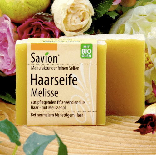 Haarseife Melisse – Savion 85 g – Bild 2