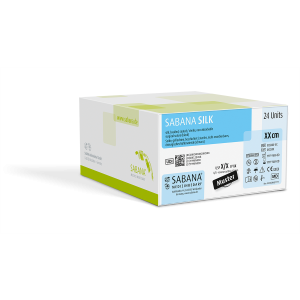 SABANA SILK – nicht resorbierbares Nahtmaterial, Seide, geflochten, 24er-Packung