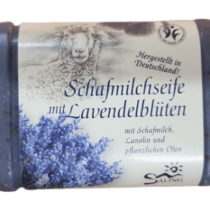 Schafmilchseife Lavendelblüten – BDIH zertifiziert – Saling 100 g