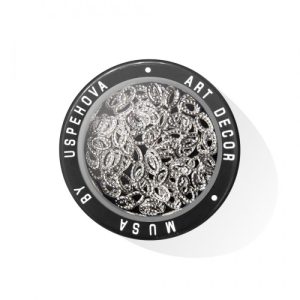Nailart Oval Mix – Inlay & Overlay – Silver